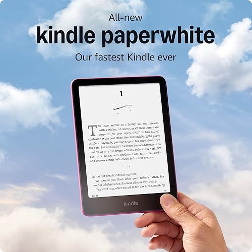 Электронная книга Amazon Kindle Paperwhite 2024 16 GB Raspberry (малиновый) 