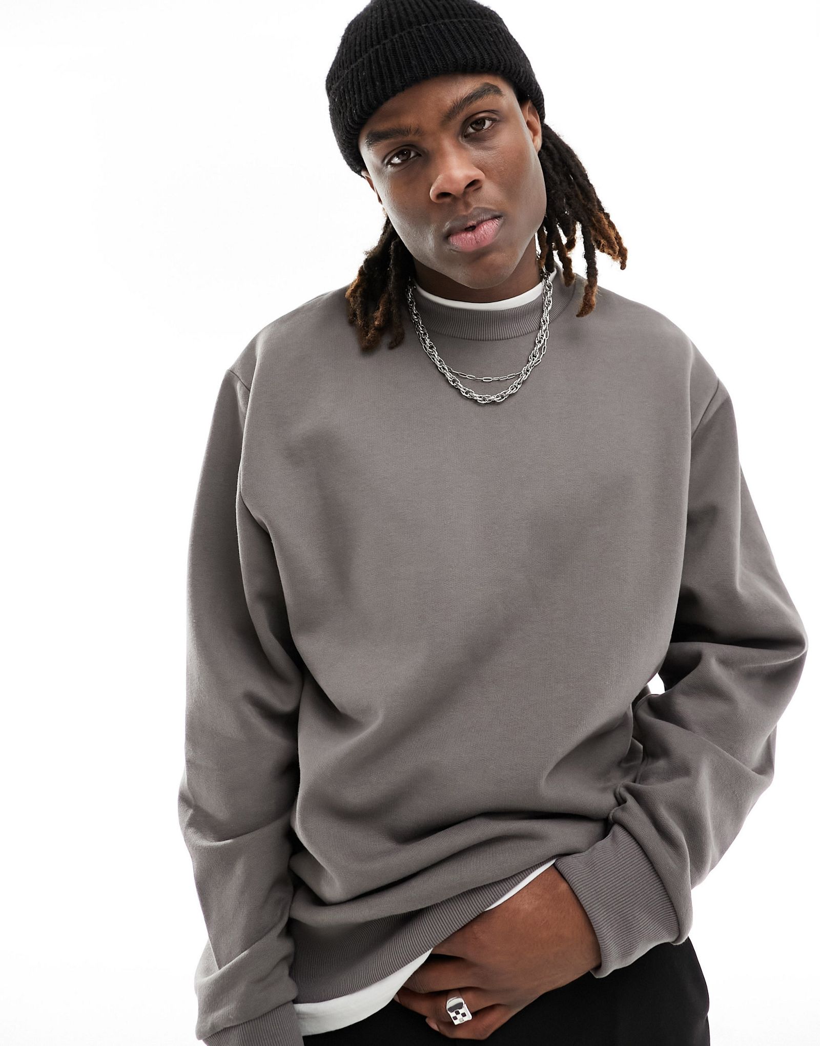 Угольно-серый свитшот COLLUSION 5990₽