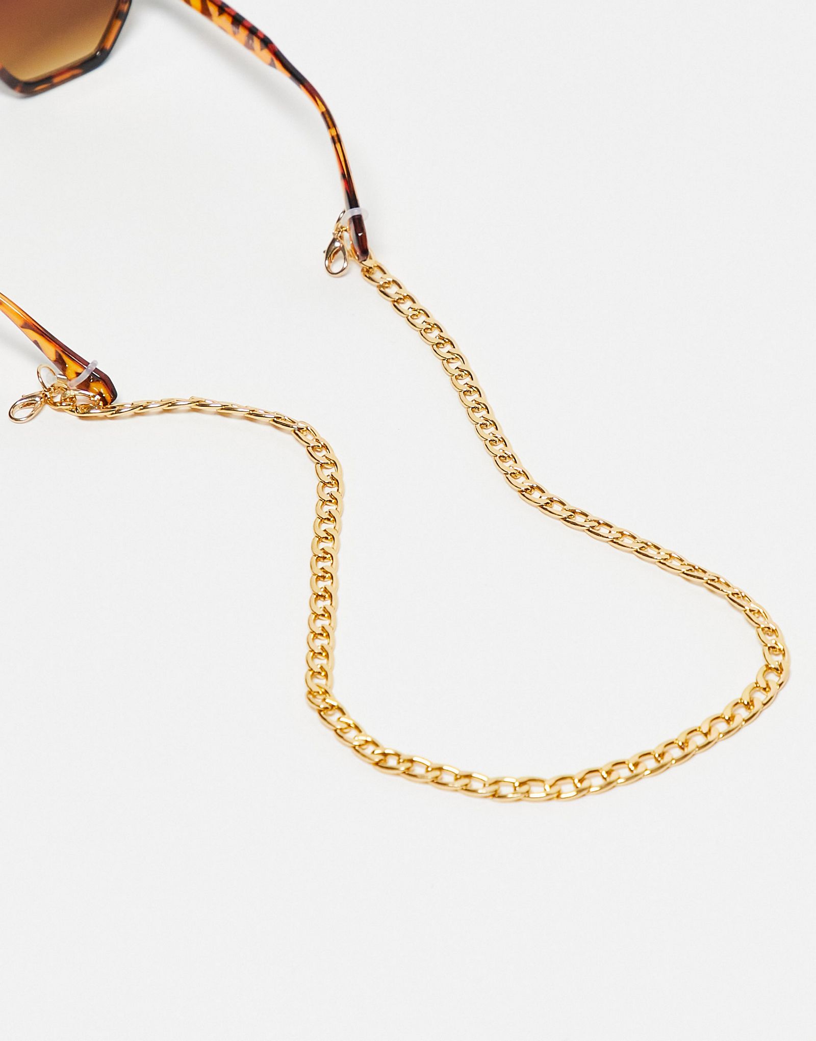 Эксклюзивная золотая цепочка для солнцезащитных очков Jeepers Peepers x ASOS