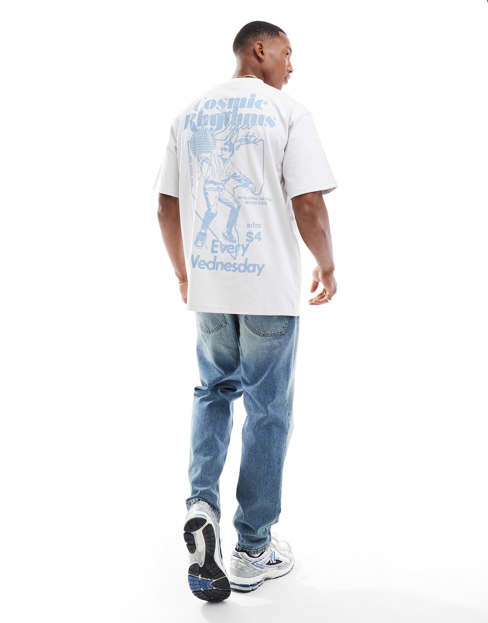 Белоснежная футболка с принтом Pull-Beae Cosmic 4390₽