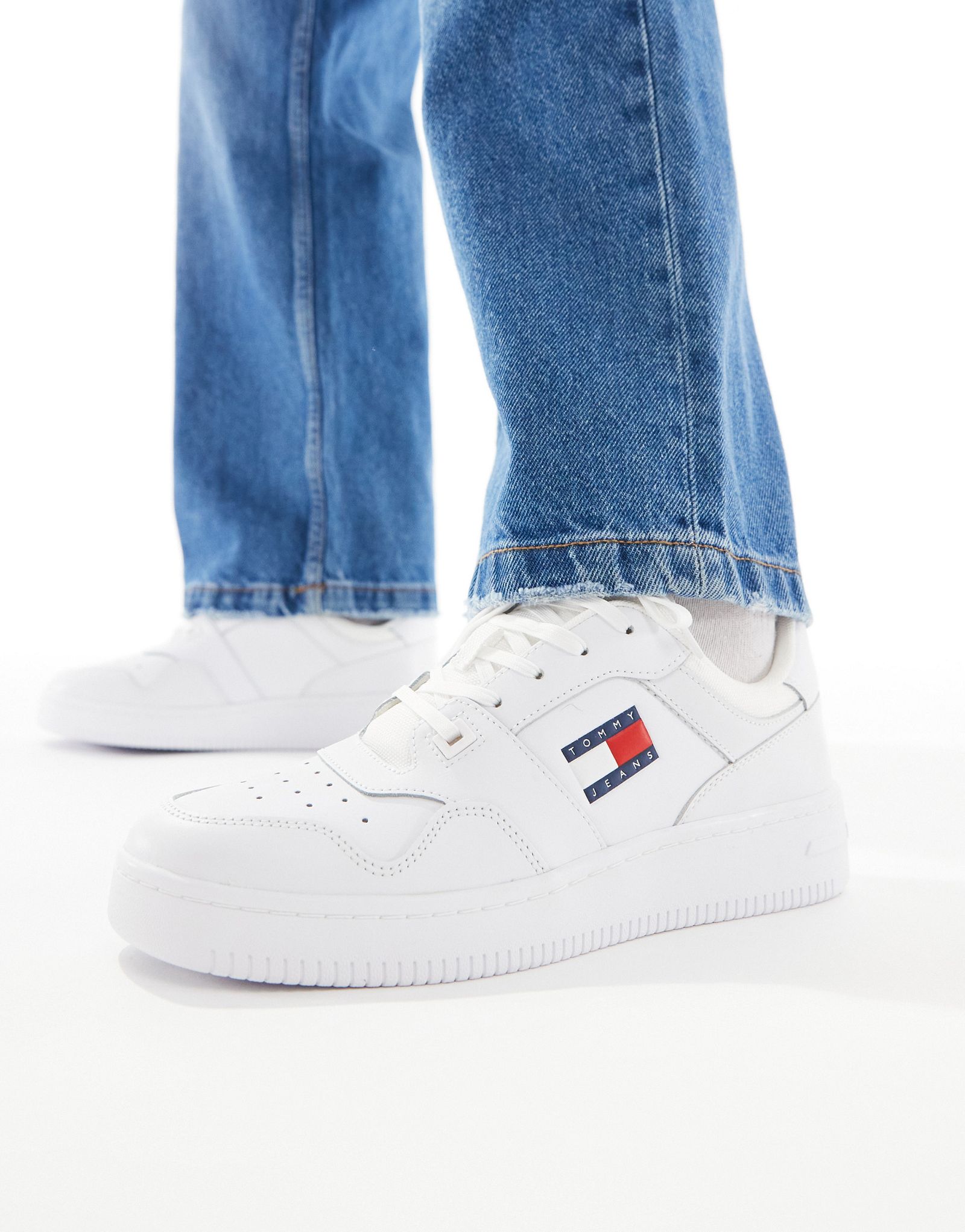 Темно-синие кроссовки Tommy Jeans Retro Basket Essential