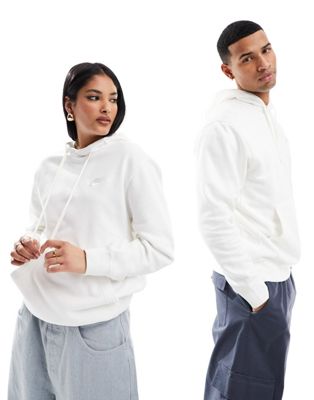 Белоснежная худи унисекс Nike Club
