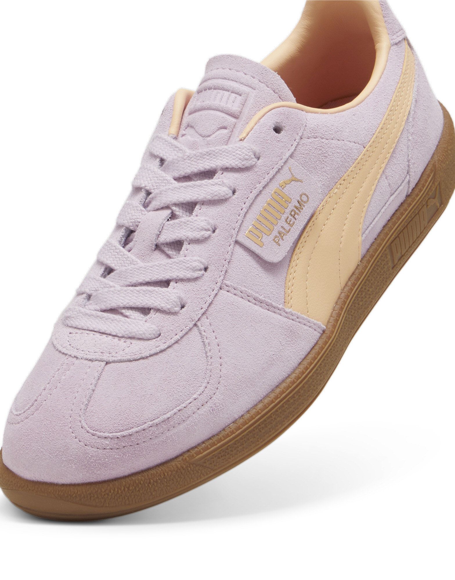 Кроссовки PUMA Palermo розового и оранжевого цвета 9190₽