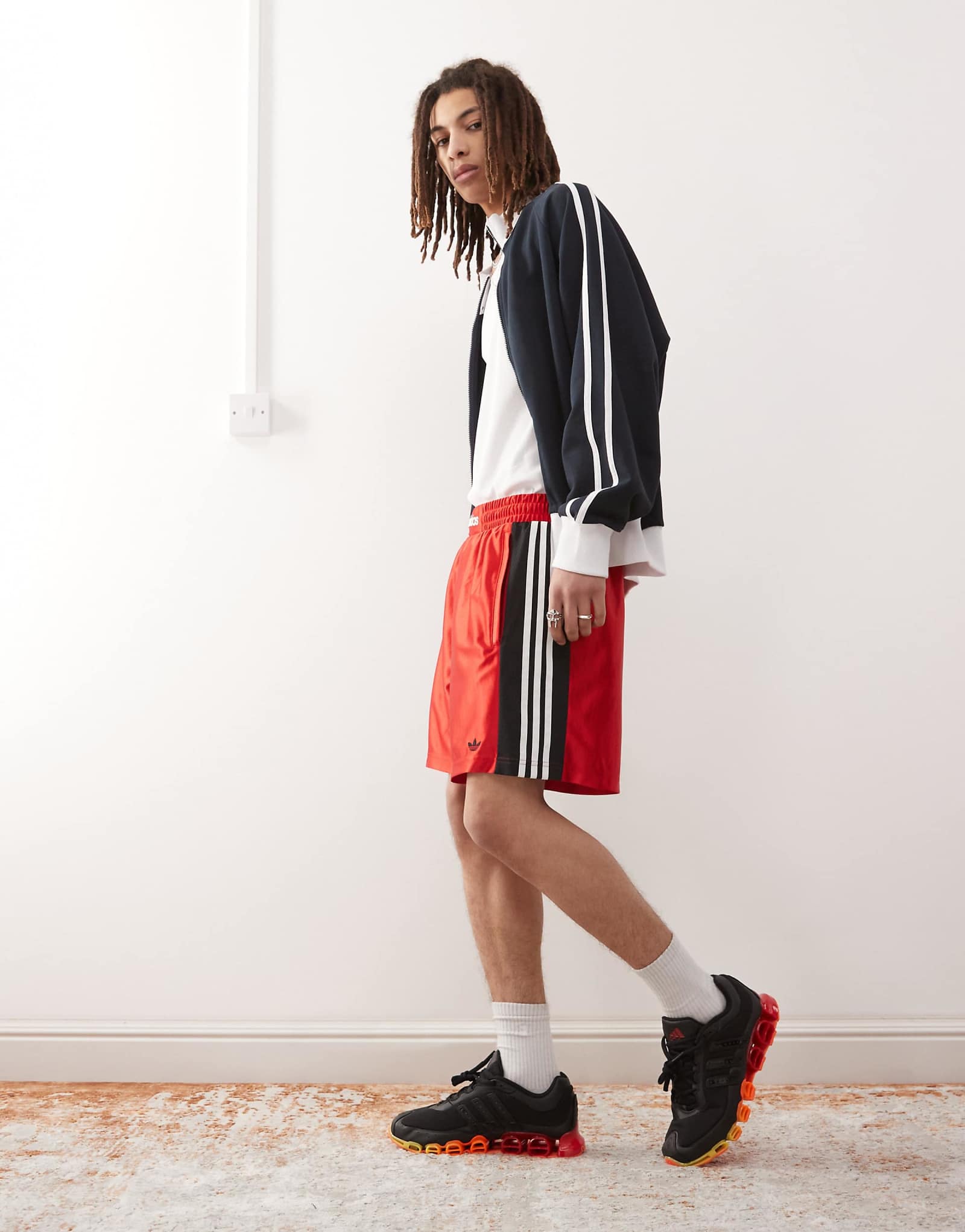 Adidas Originals Unisex retro boxing shorts in red 7390₽