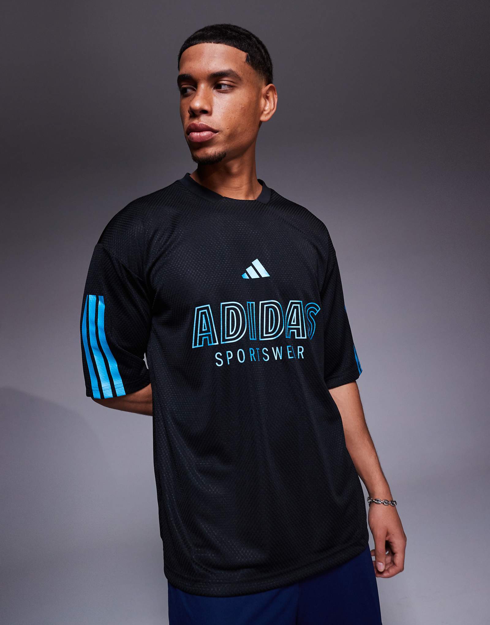 adidas Soccer Tiro jersey in black