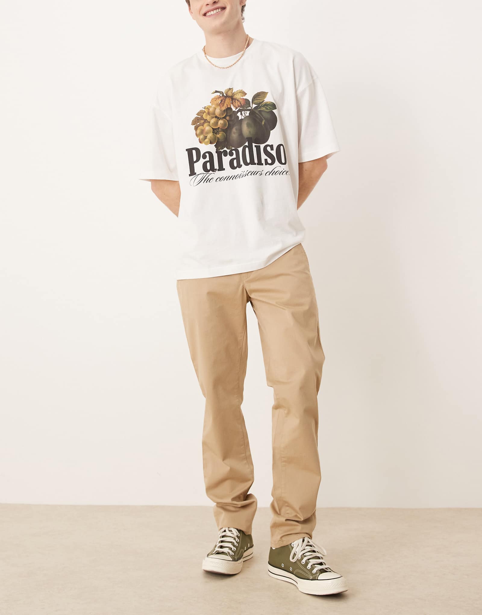 GANT slim twill chinos in beige 24790₽