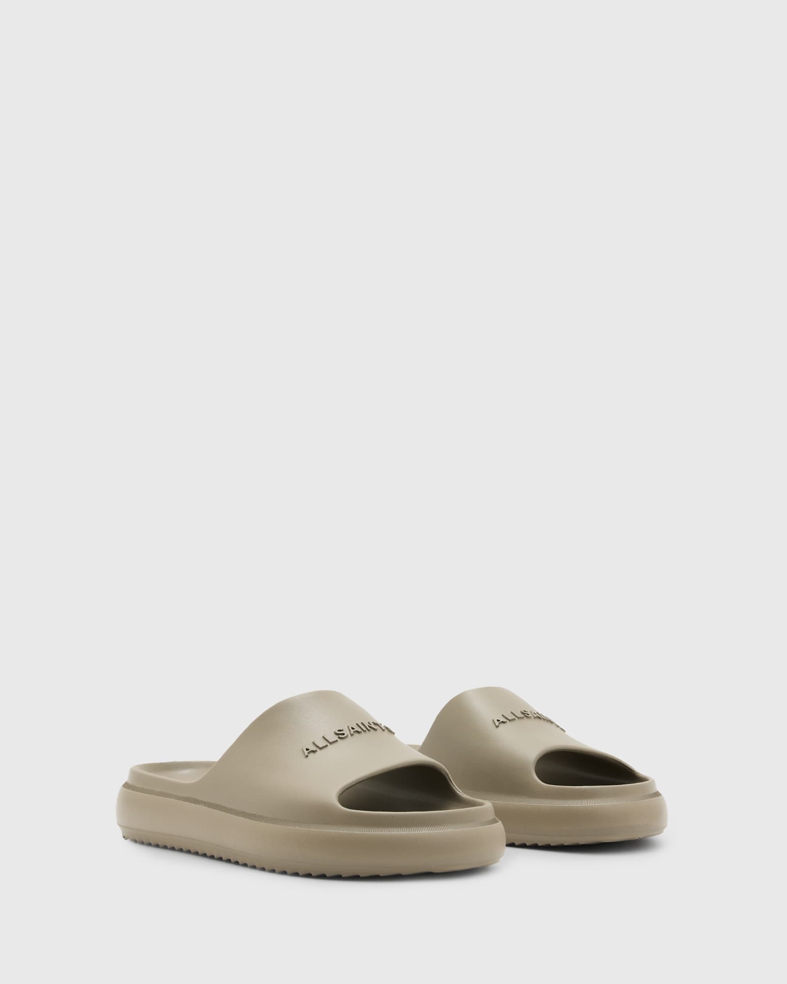 AllSaints Dune rubber slides in stone 17890₽