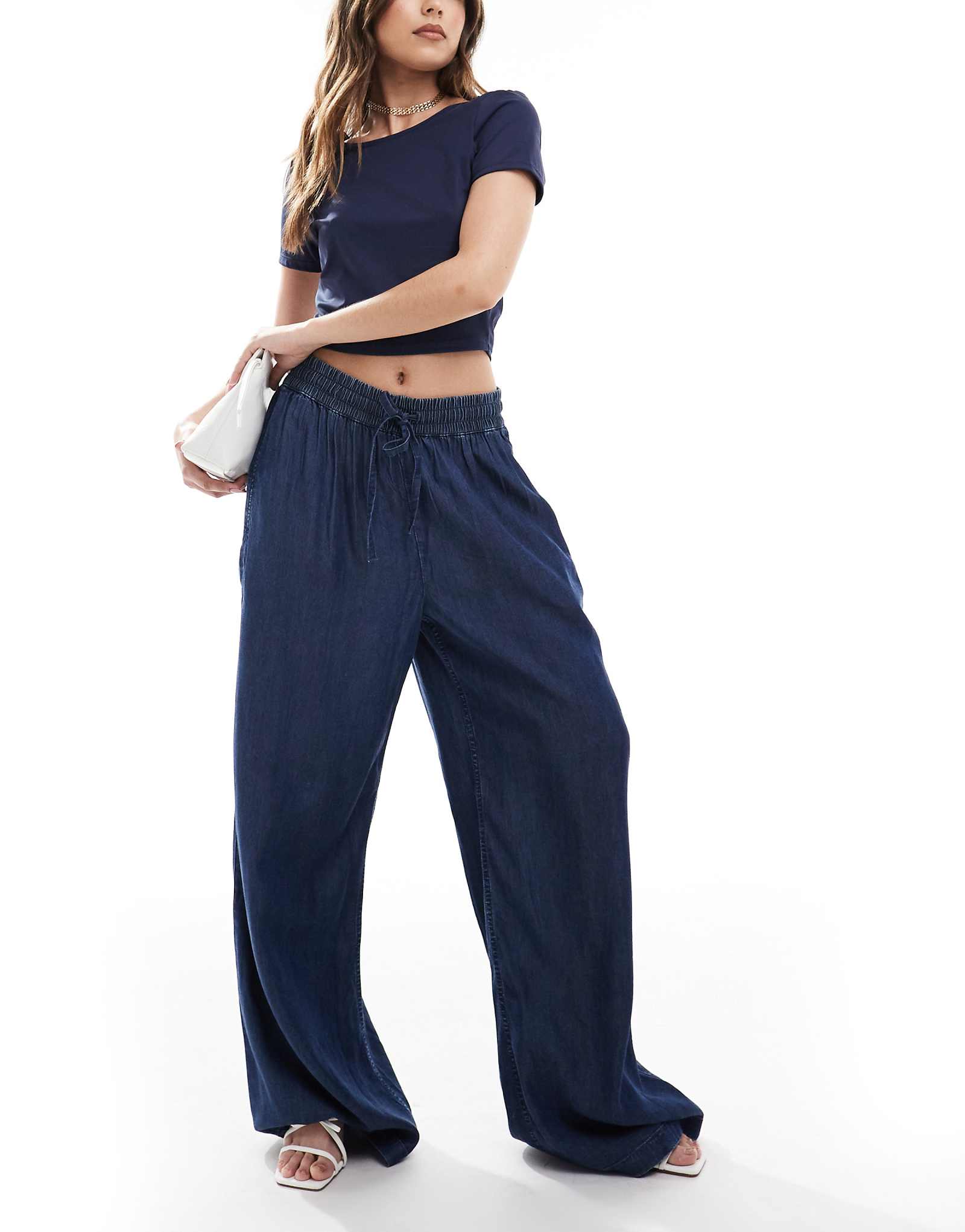 French Connection Collorado denim fluid jeans in vintage blue 13290₽