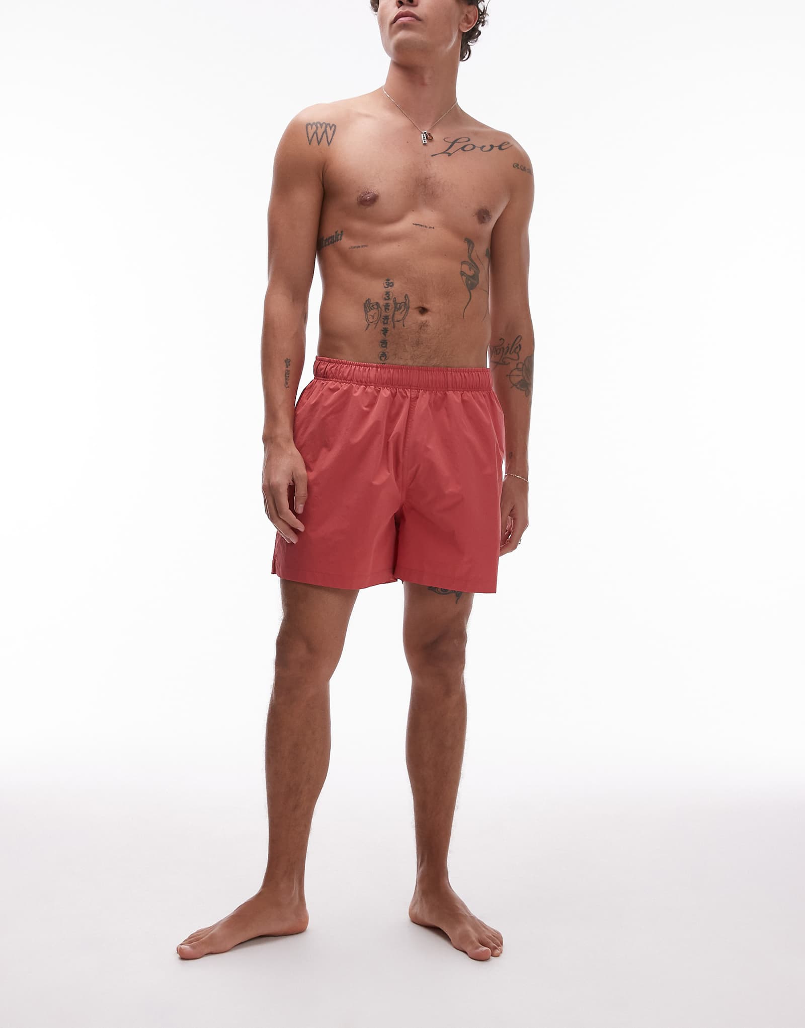 ARKET swim shorts in solmon red 9890₽