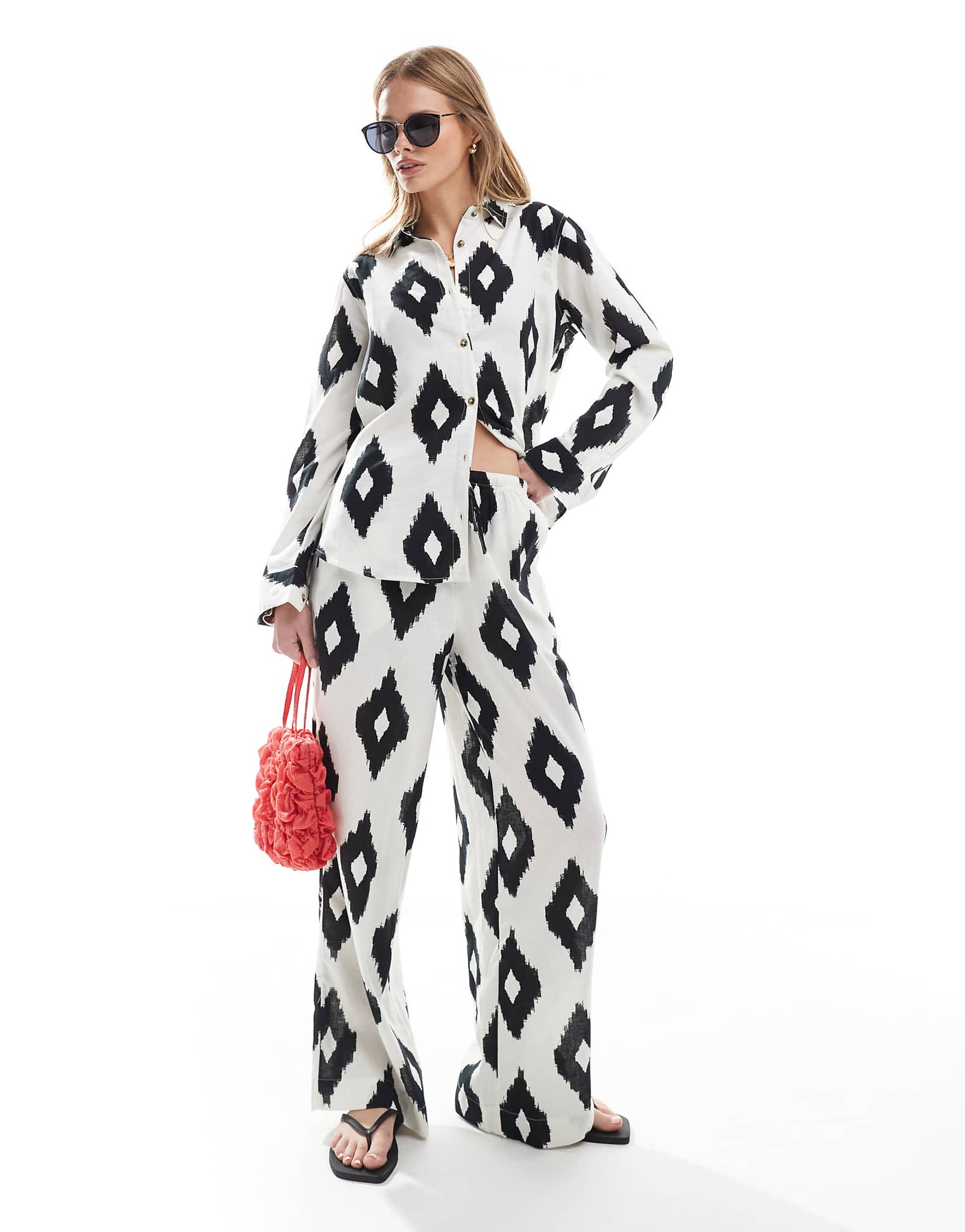 Accessorize Mono print oversized beach pants 7090₽