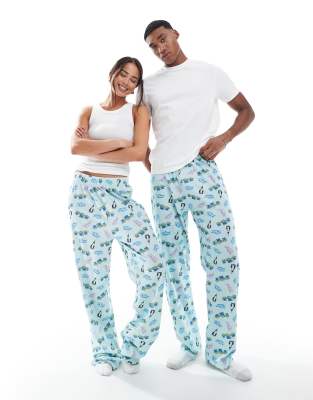 ДИЗАЙН ASOS для гостиной Disney Toy story lounge с изображением планеты пицца синего цвета