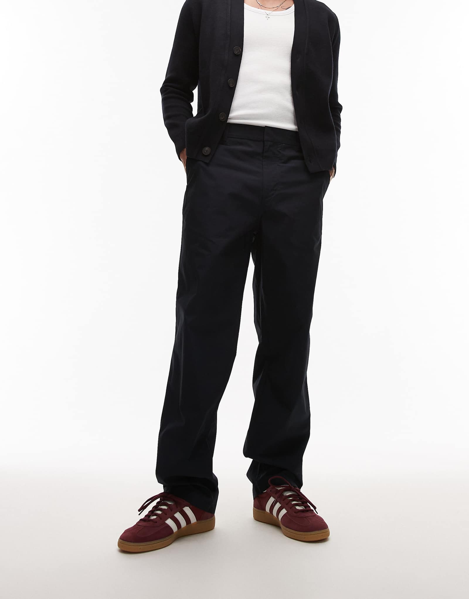 ARKET lightweight pull on pants in navy blue 14990₽