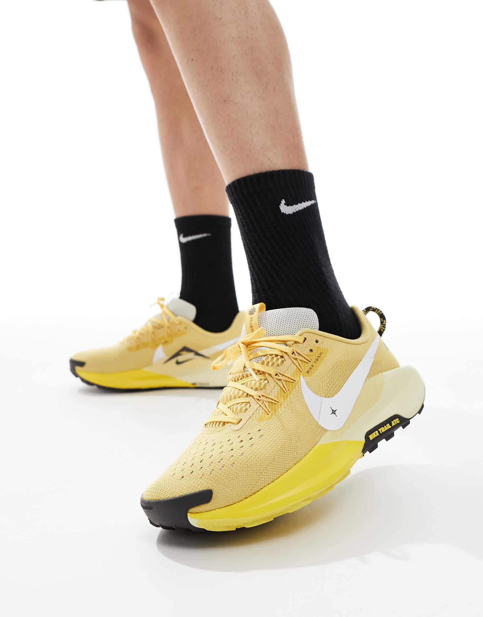 Nike Running Pegasus Trail 5 sneakers in yellow