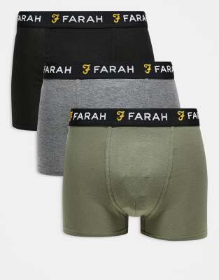 Боксеры Farah 3 pack karlos в мульти-упаковке