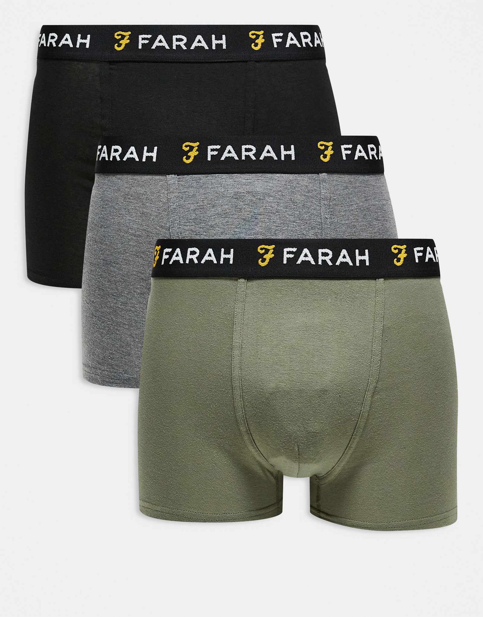 Farah 3 pack karlos boxers in multi