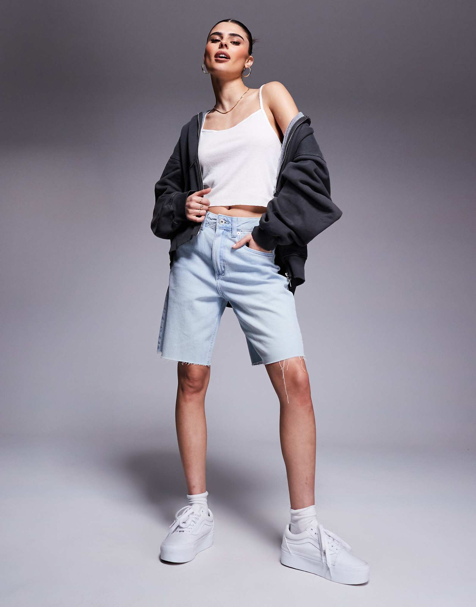 Vans Sirelle cut-off jorts in blue 7190₽