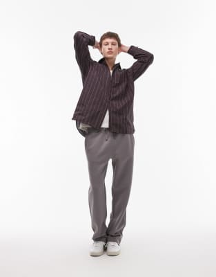 Мешковатые спортивные брюки Topman цвета древесного угля