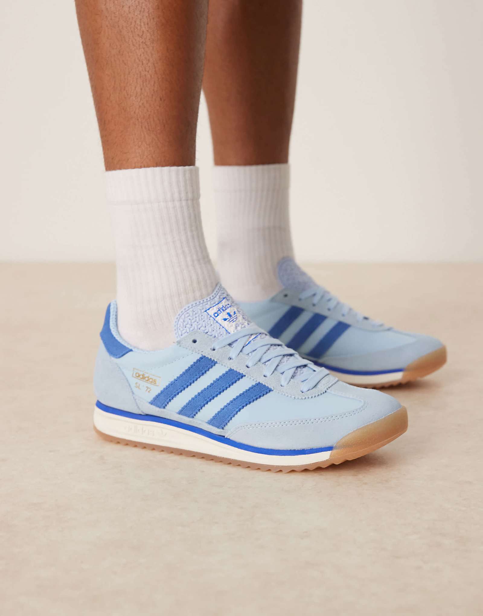 adidas Originals SL 72 RS sneakers in light blue 13290₽