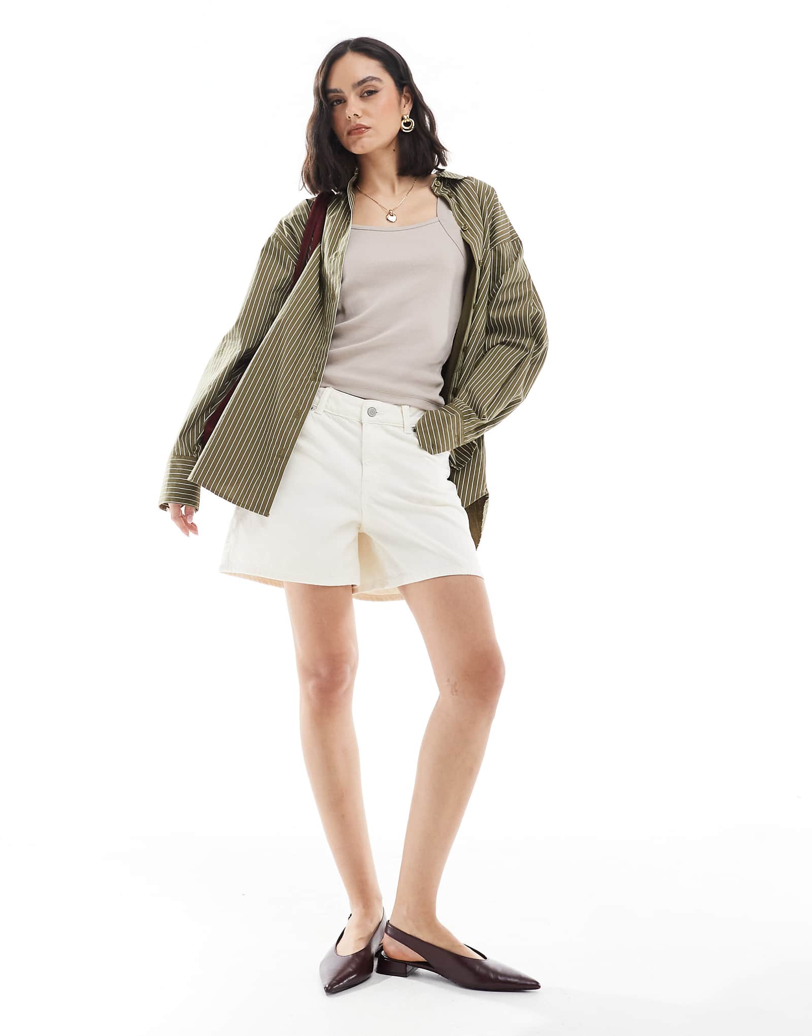 JJXX denim shorts in off-white 5690₽