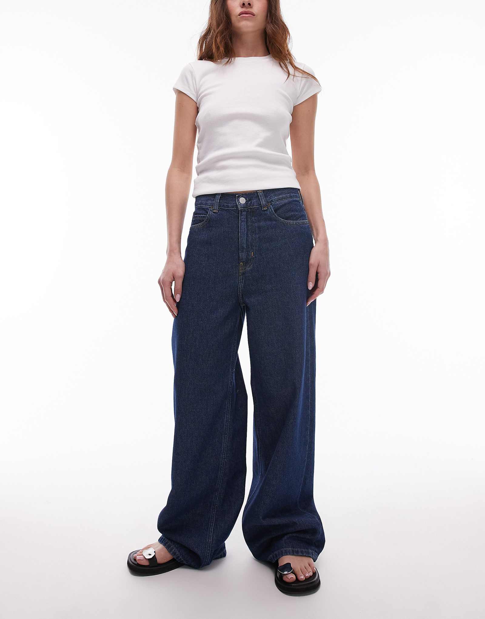 Carhartt WIP Jane wide fit jeans in blue 26090₽