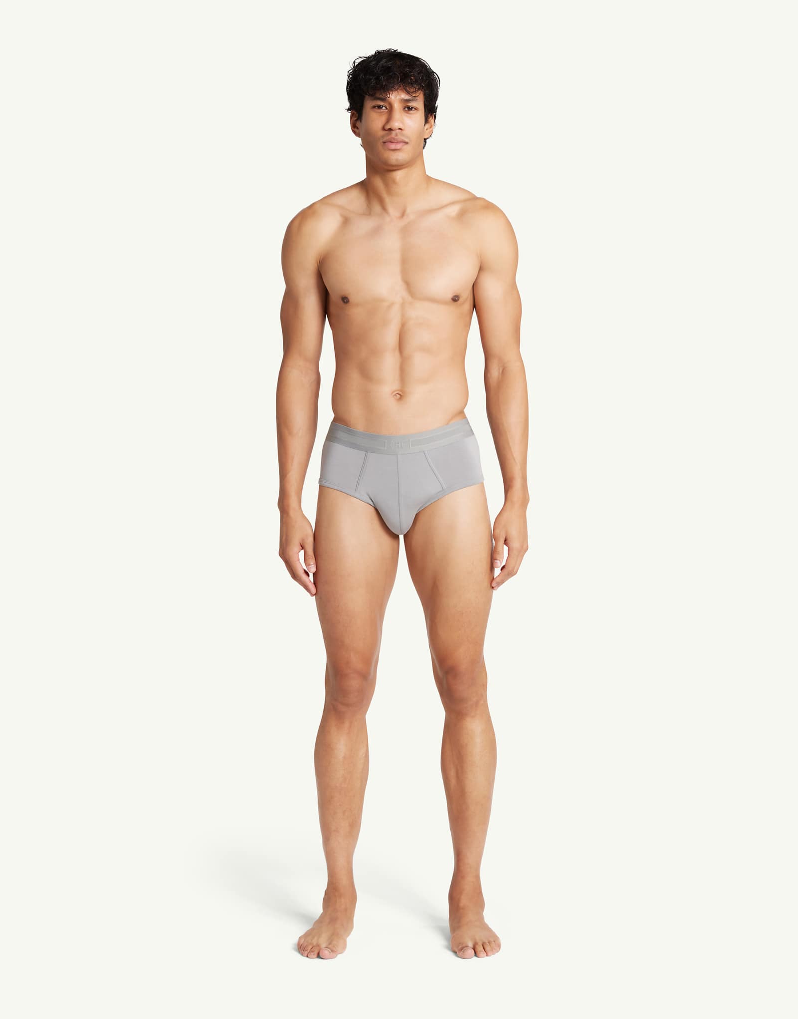 Che Studios 3 pack boxer briefs with tonal waistband in stone gray