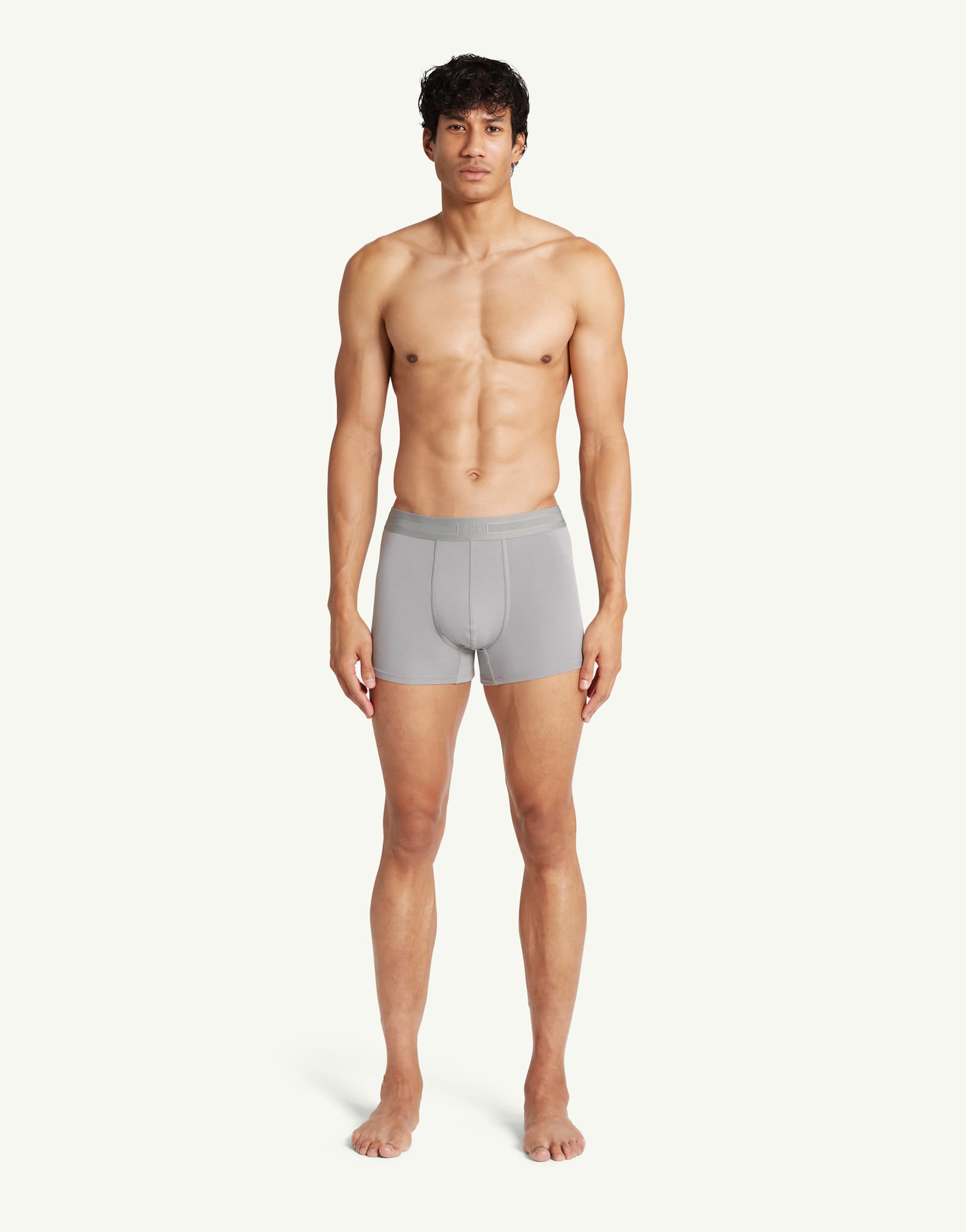 Che Studios 3 pack boxer briefs with tonal waistband in stone gray