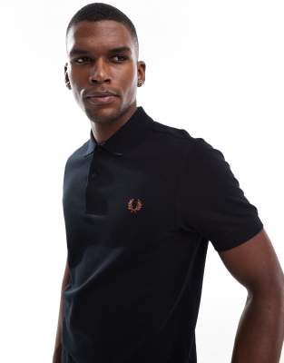 Рубашка поло Fred Perry черного цвета