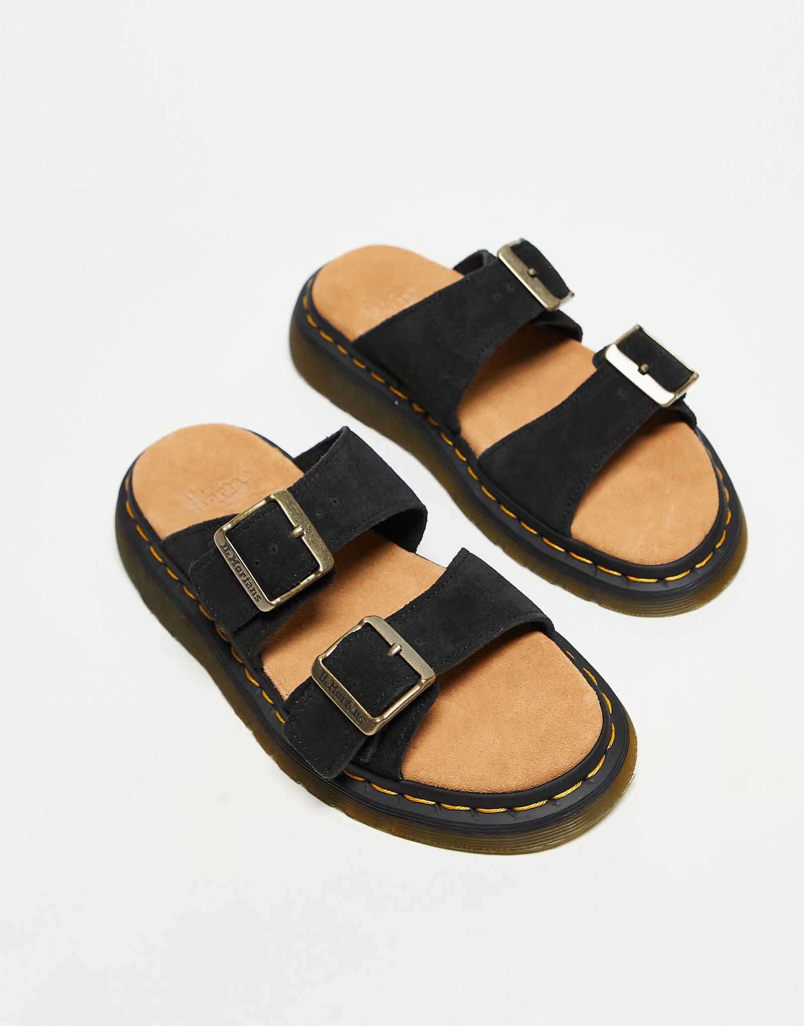 Dr Martens unisex Josef slides in black 18390₽