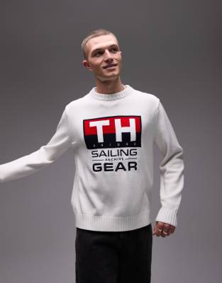 Парусный свитер Tommy Hilfiger белоснежного цвета