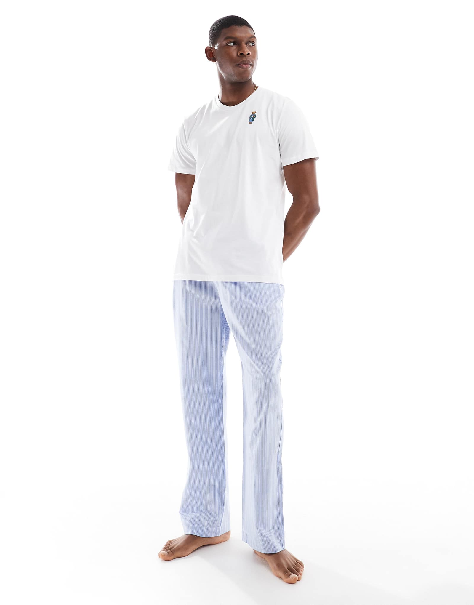 Polo Ralph Lauren lounge set in whiteblue 19890₽