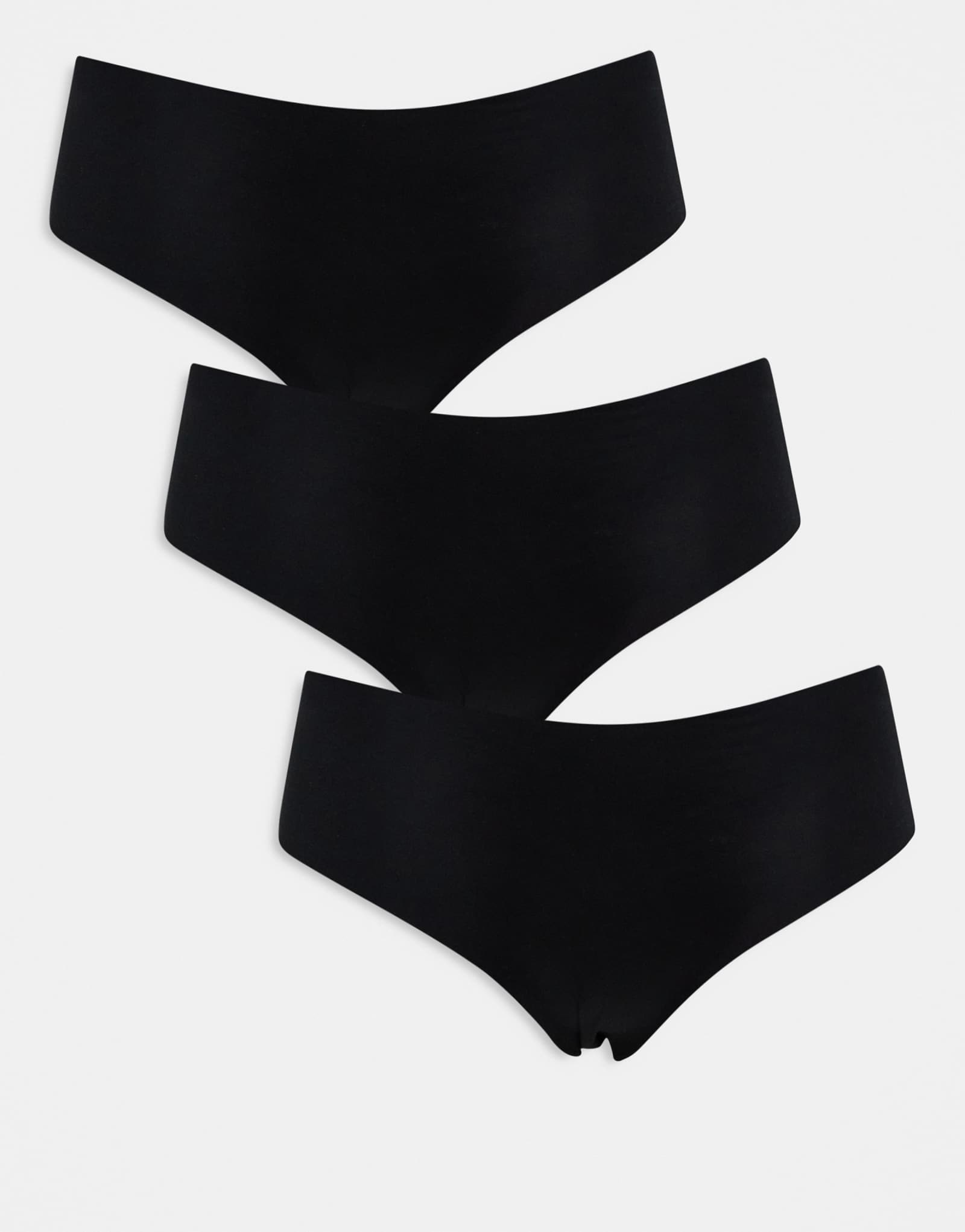Pieces 3 pack briefs in black 3690₽