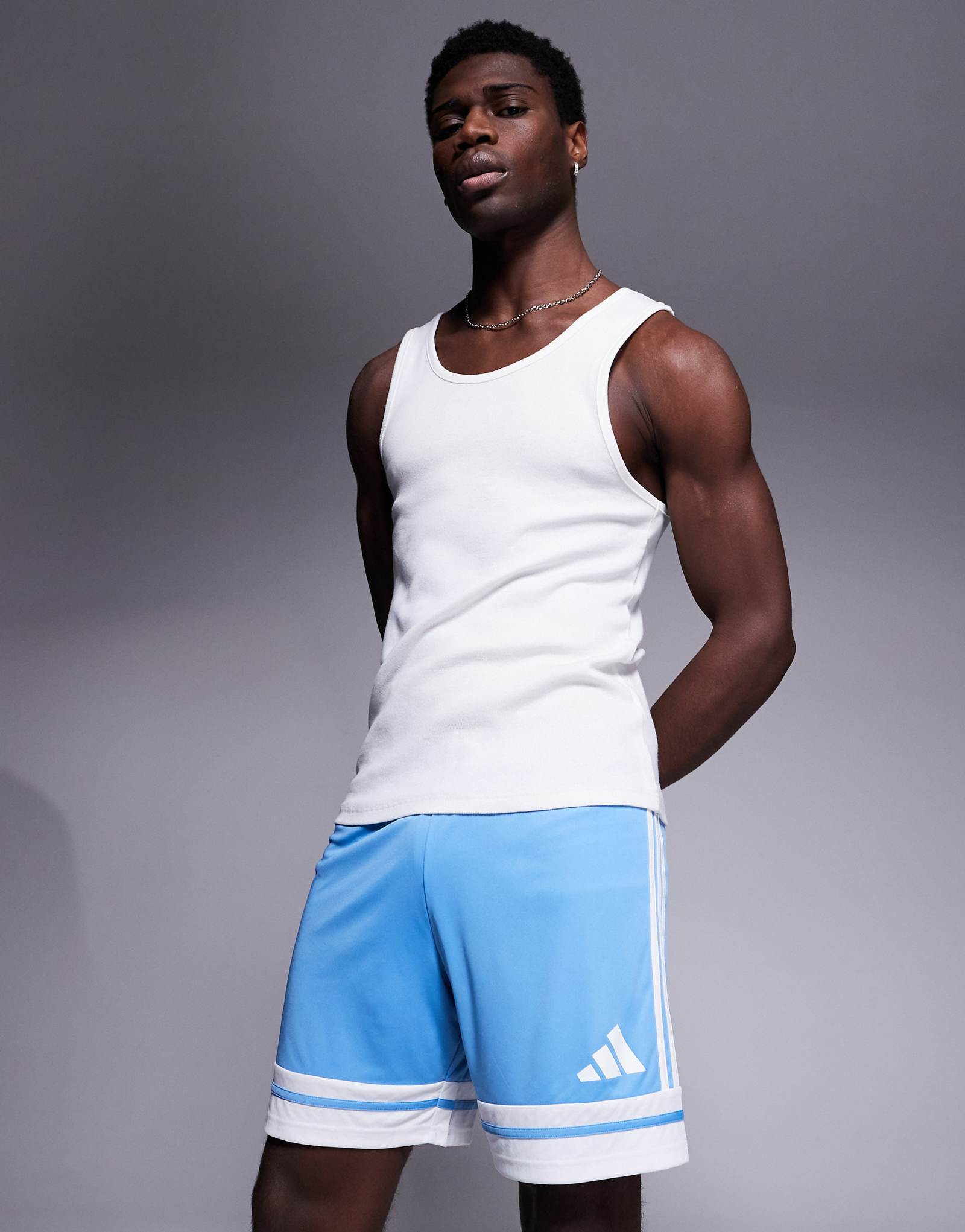 adidas Football Tiro shorts in light blue 4090₽