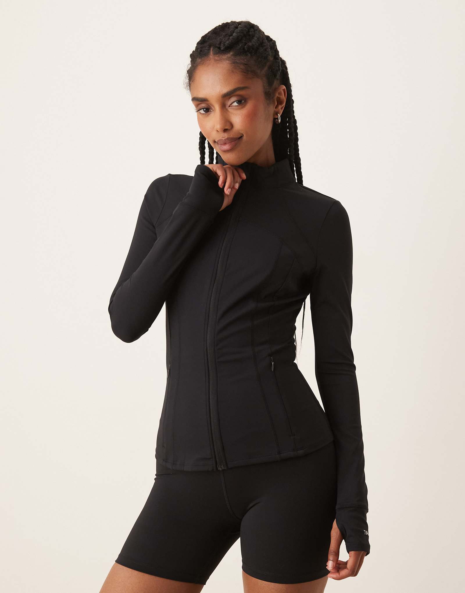 Tala Skinluxe Longline BBL Jacket in Shadow Black 18290₽