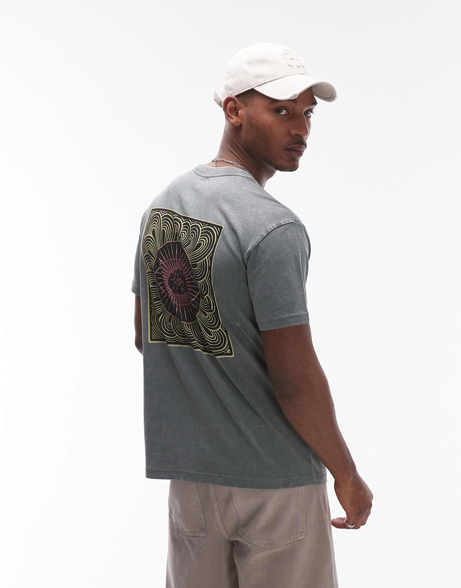 RVCA jupiter short sleeve T-shirt in jade