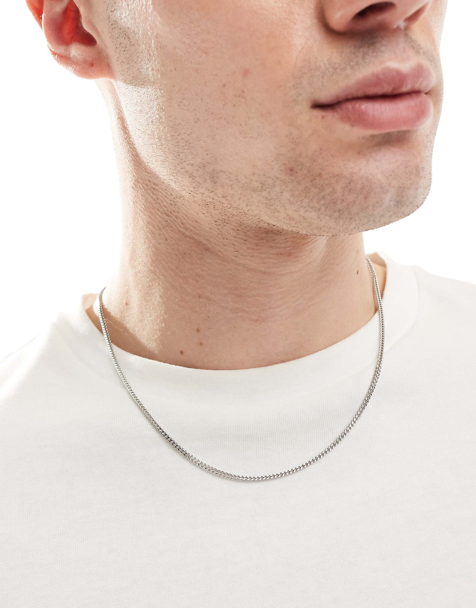 Lost Souls box chain necklace in stainless steel