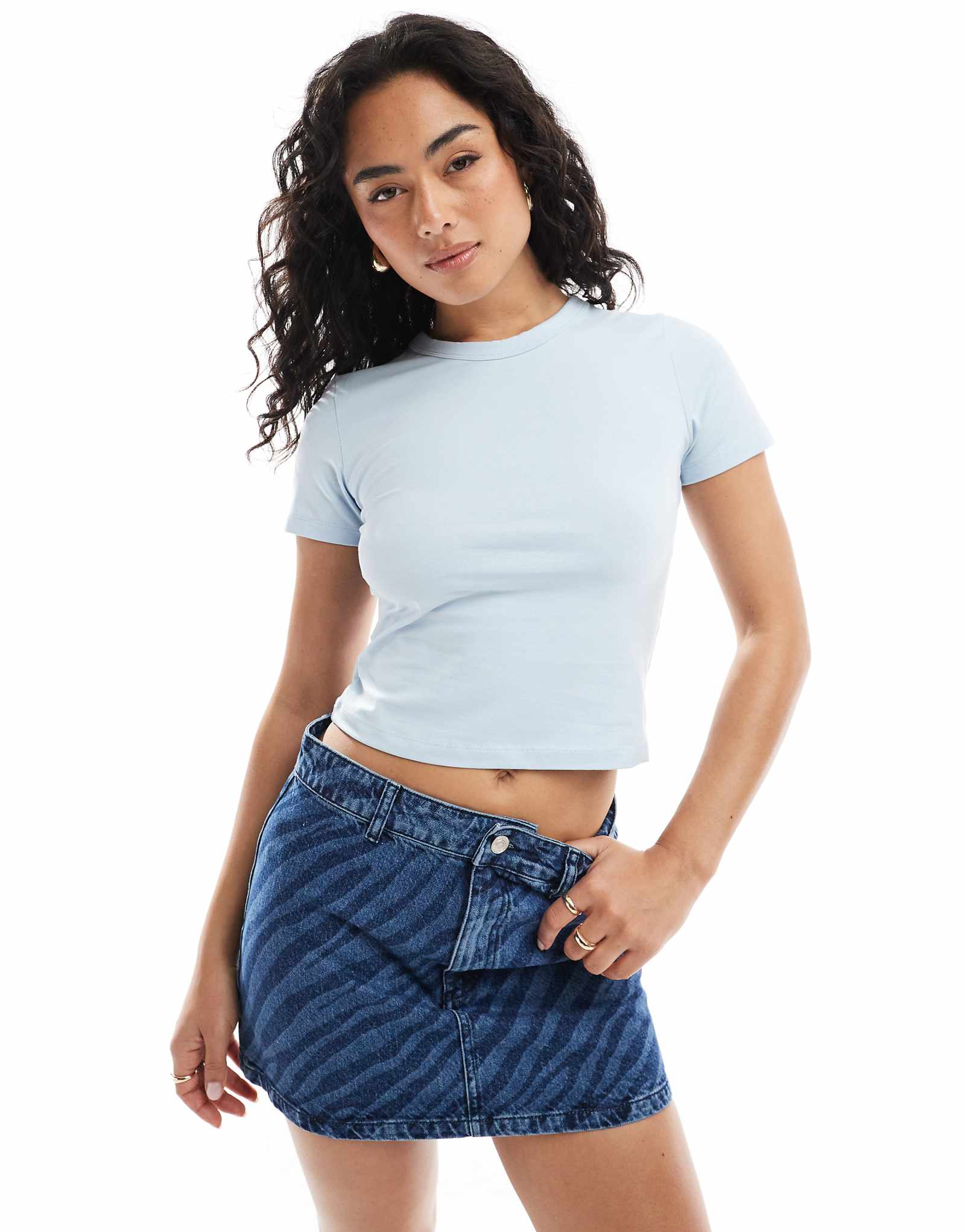 JJXX baby T-shirt in light blue