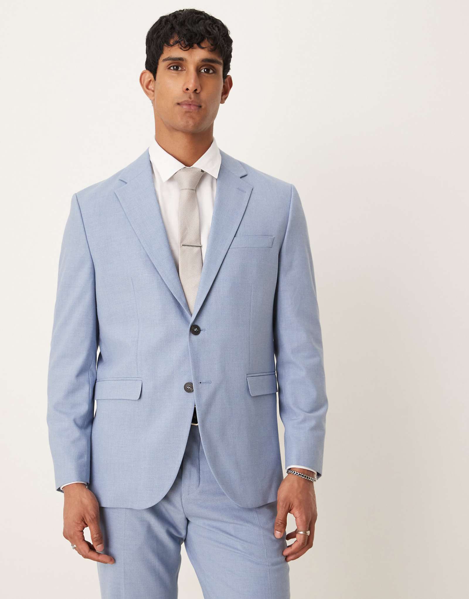 Selected Homme Liam regular fit blazer in light blue 25190₽