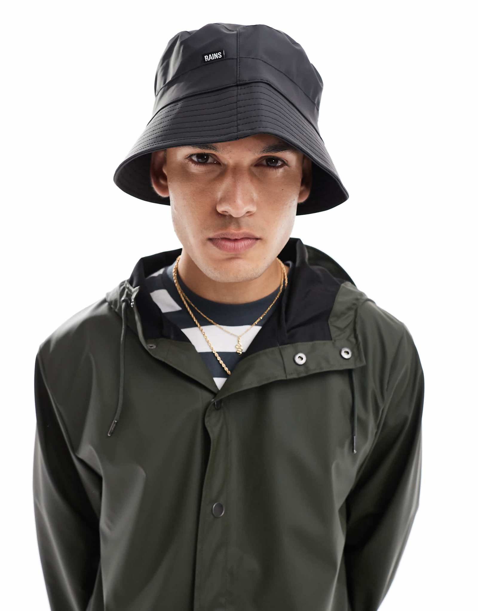 Rains 20010 waterproof bucket hat in black 7490₽