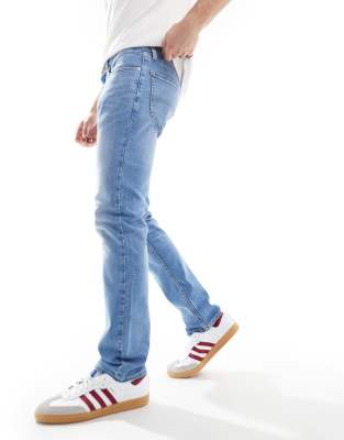 Джинсы Tommy Jeans, выцветшие джинсы синего цвета