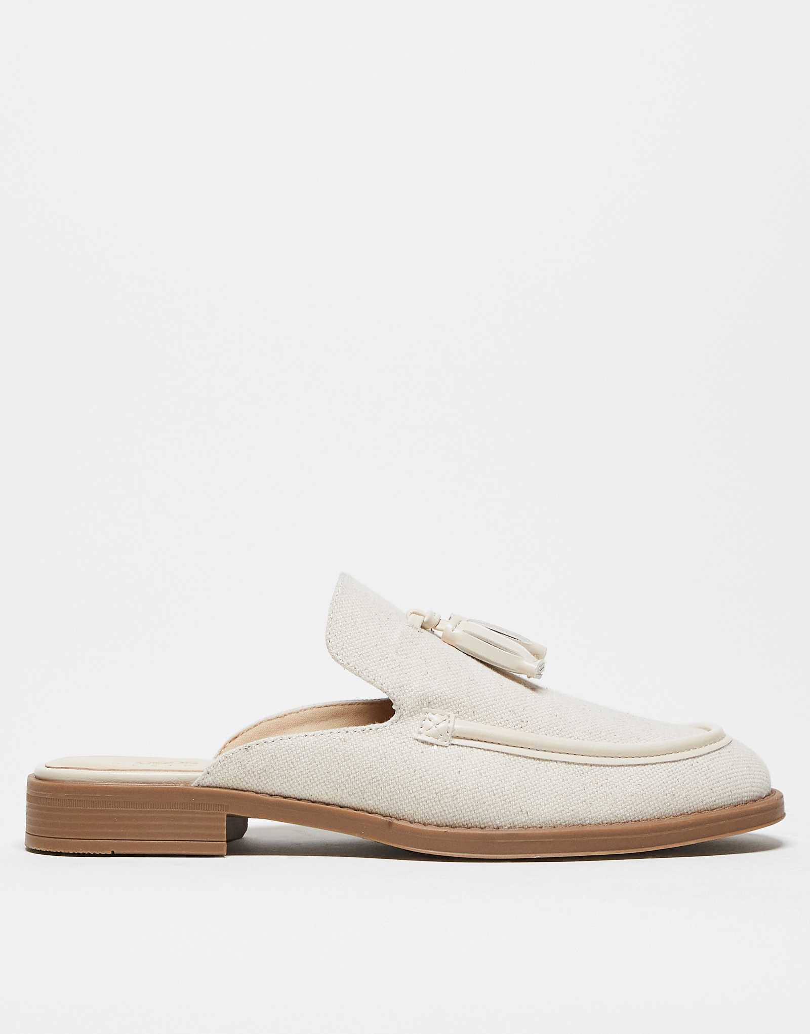 ASOS DESIGN mule loafers in linen 10790₽