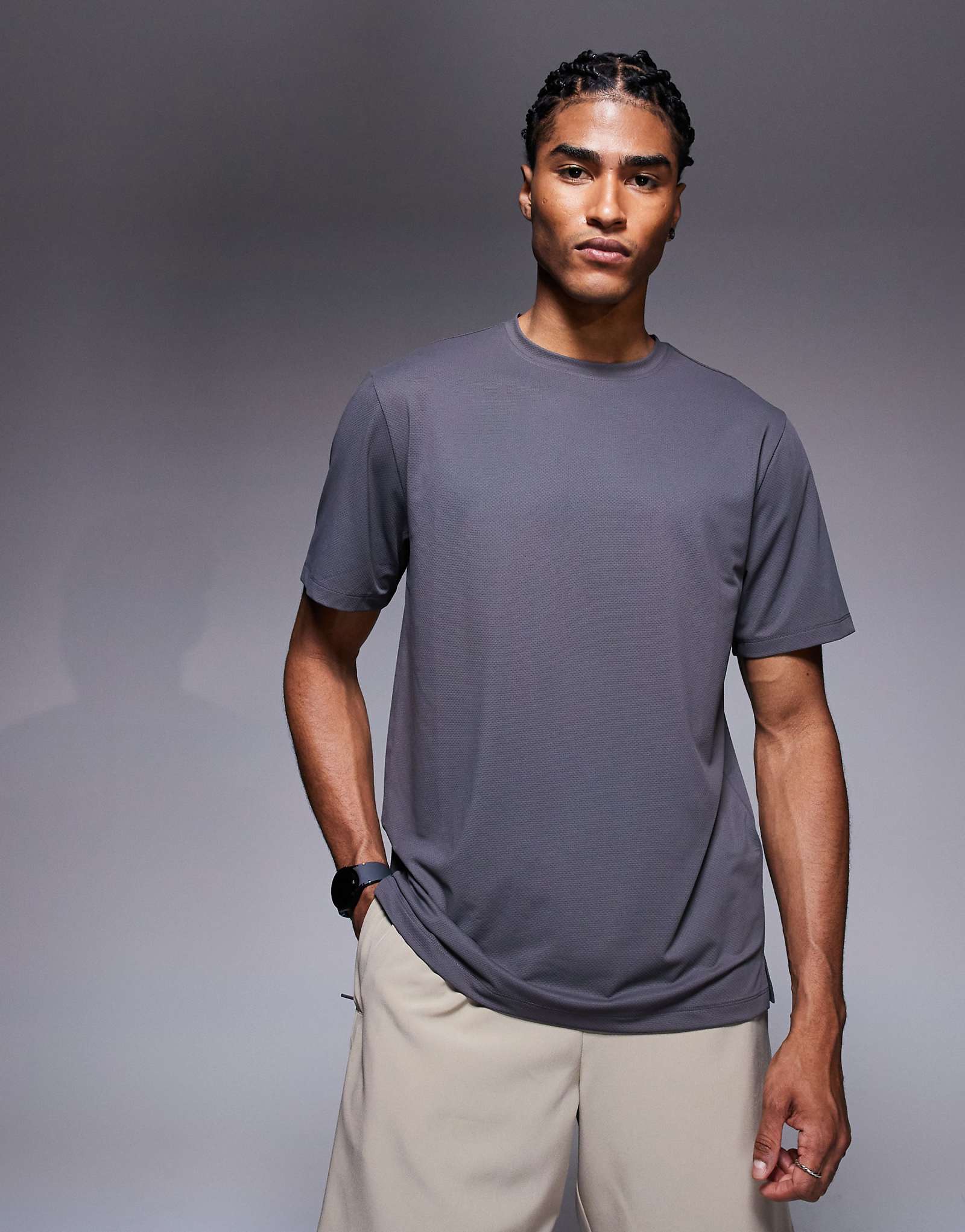 4505 Icon training T-shirt with quick dry in graphite 4090₽