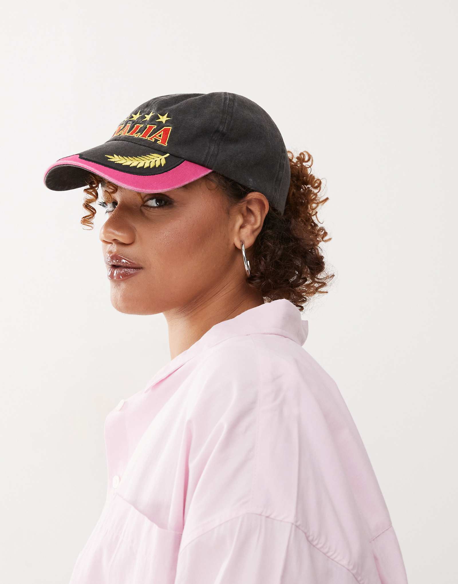 COLLUSION soccer Italia cap in charcoal 3590₽