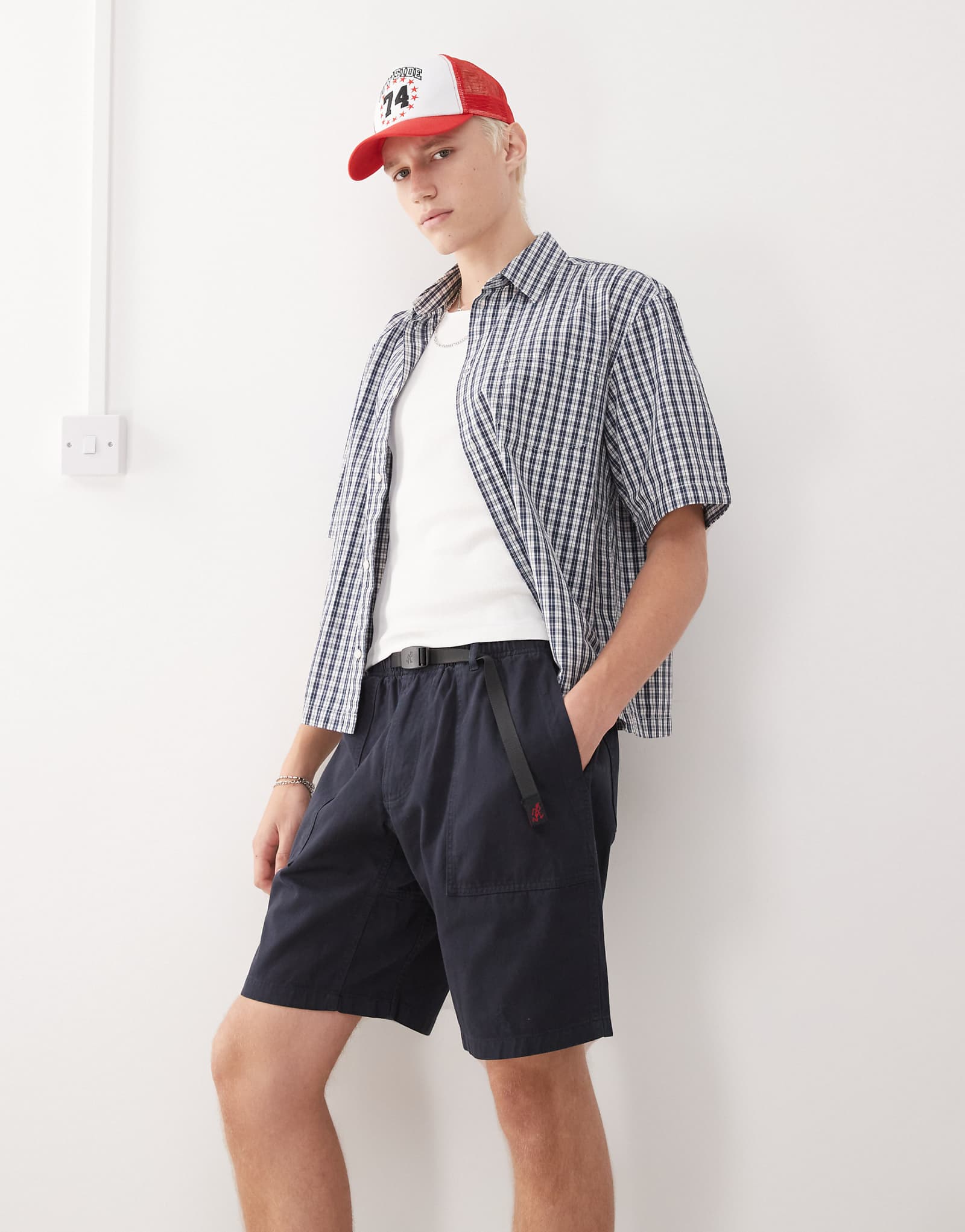 Шорты Gramicci ridge темно-синего цвета 30190₽