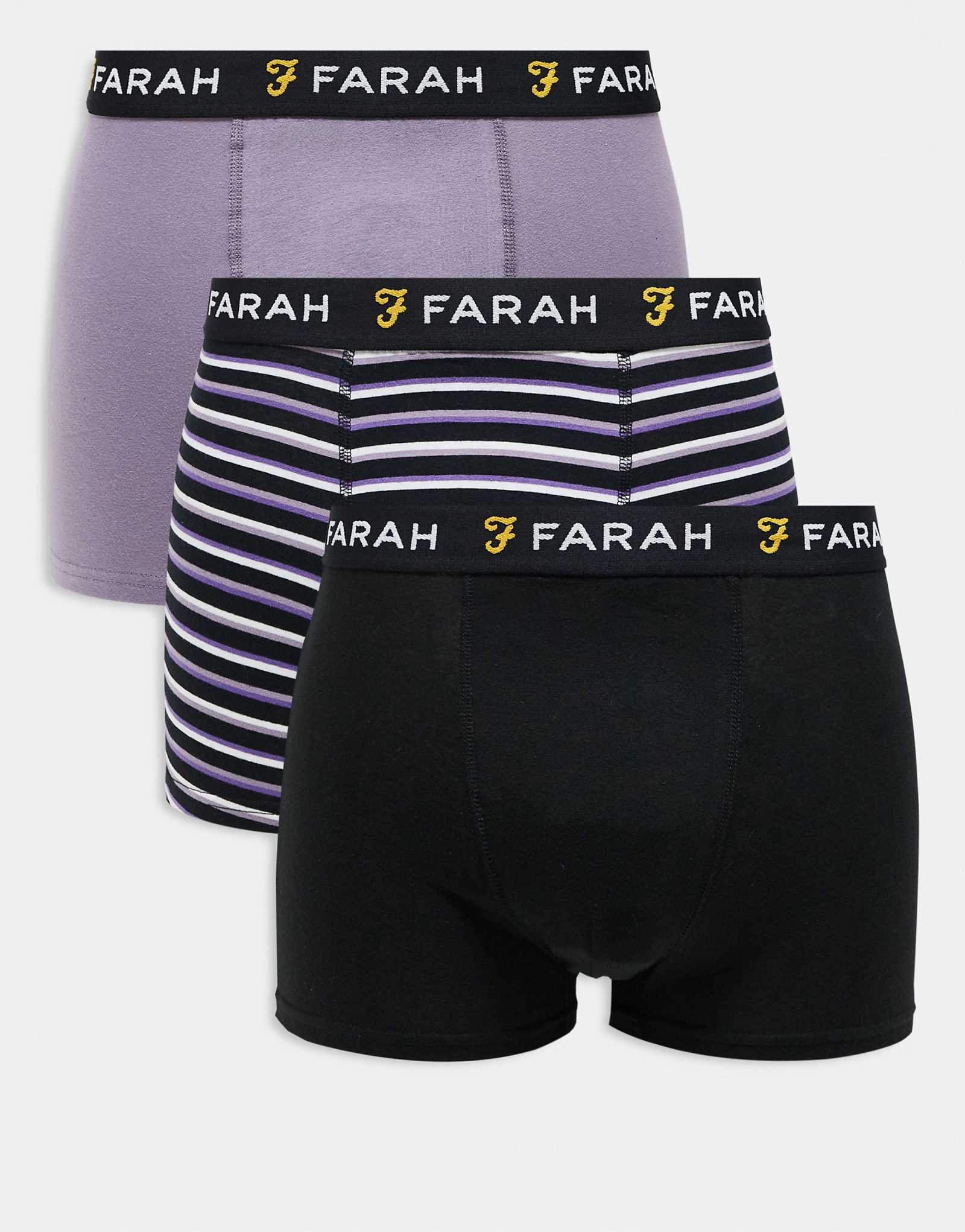 Боксеры Farah sweeney из 3-х комплектов в мульти-упаковке