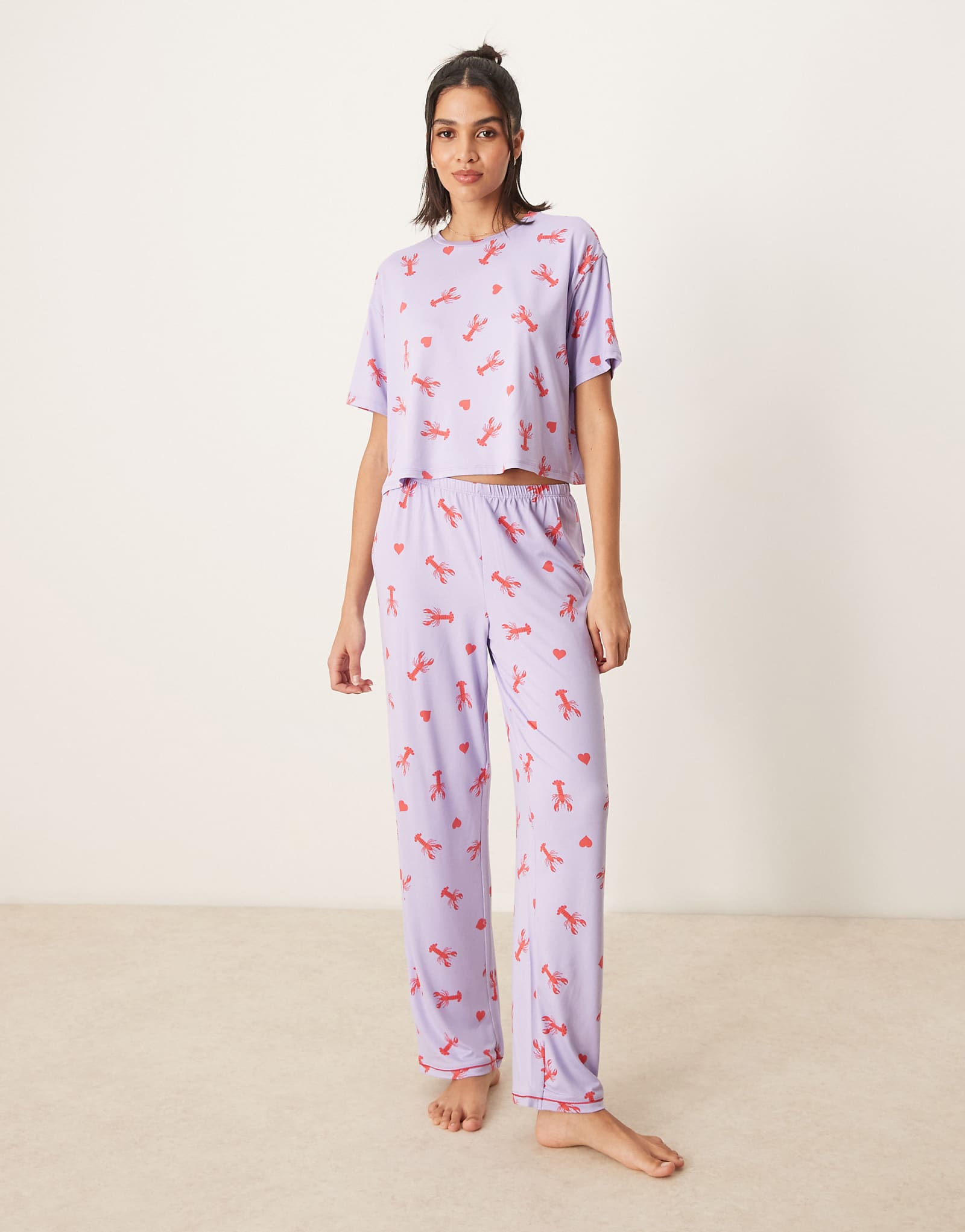 Брюки Urban Threads с принтом в виде сердца лобстера - часть комплекта 3290₽