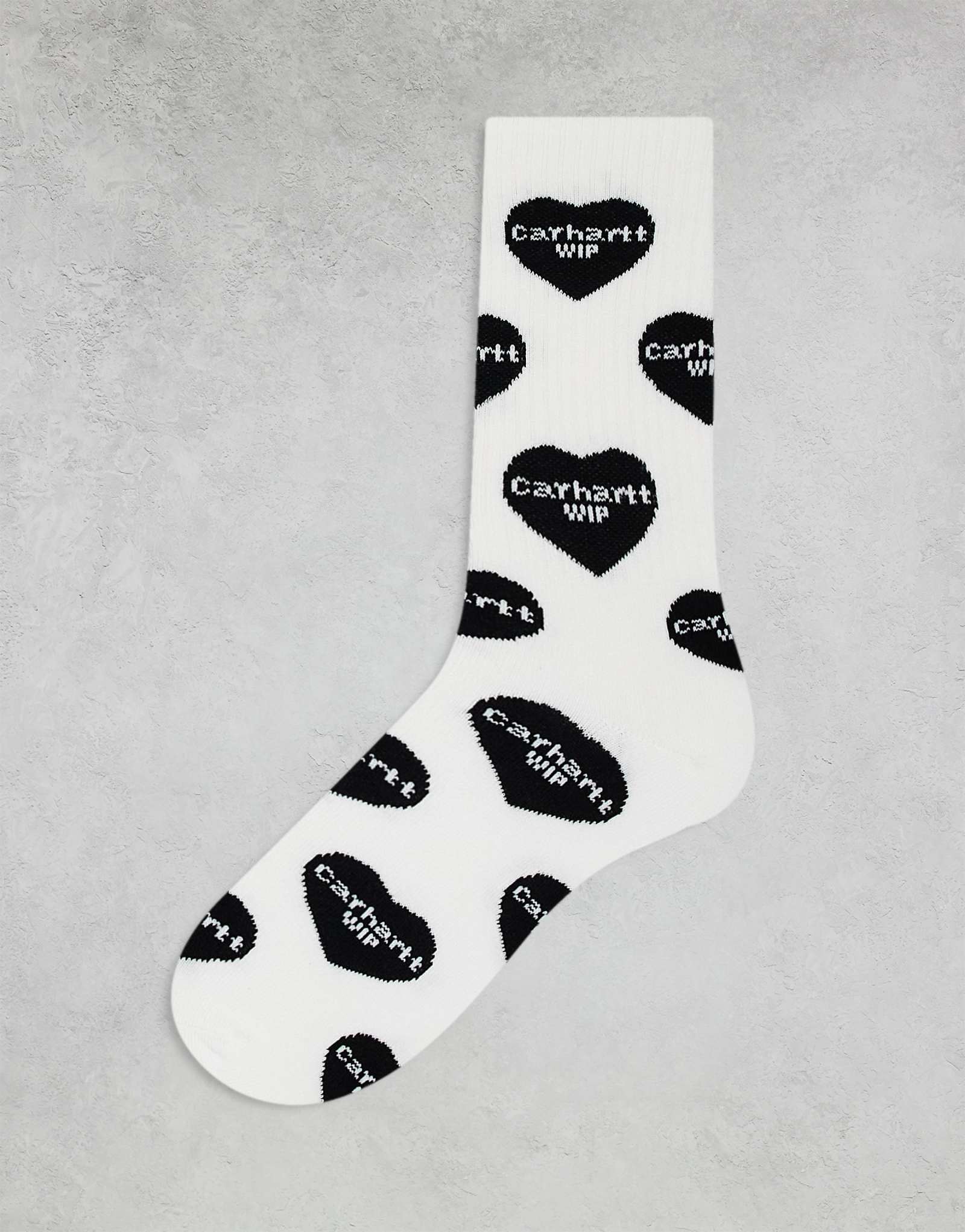 Носки с логотипом Carhartt WIP Heart белого цвета 4790₽