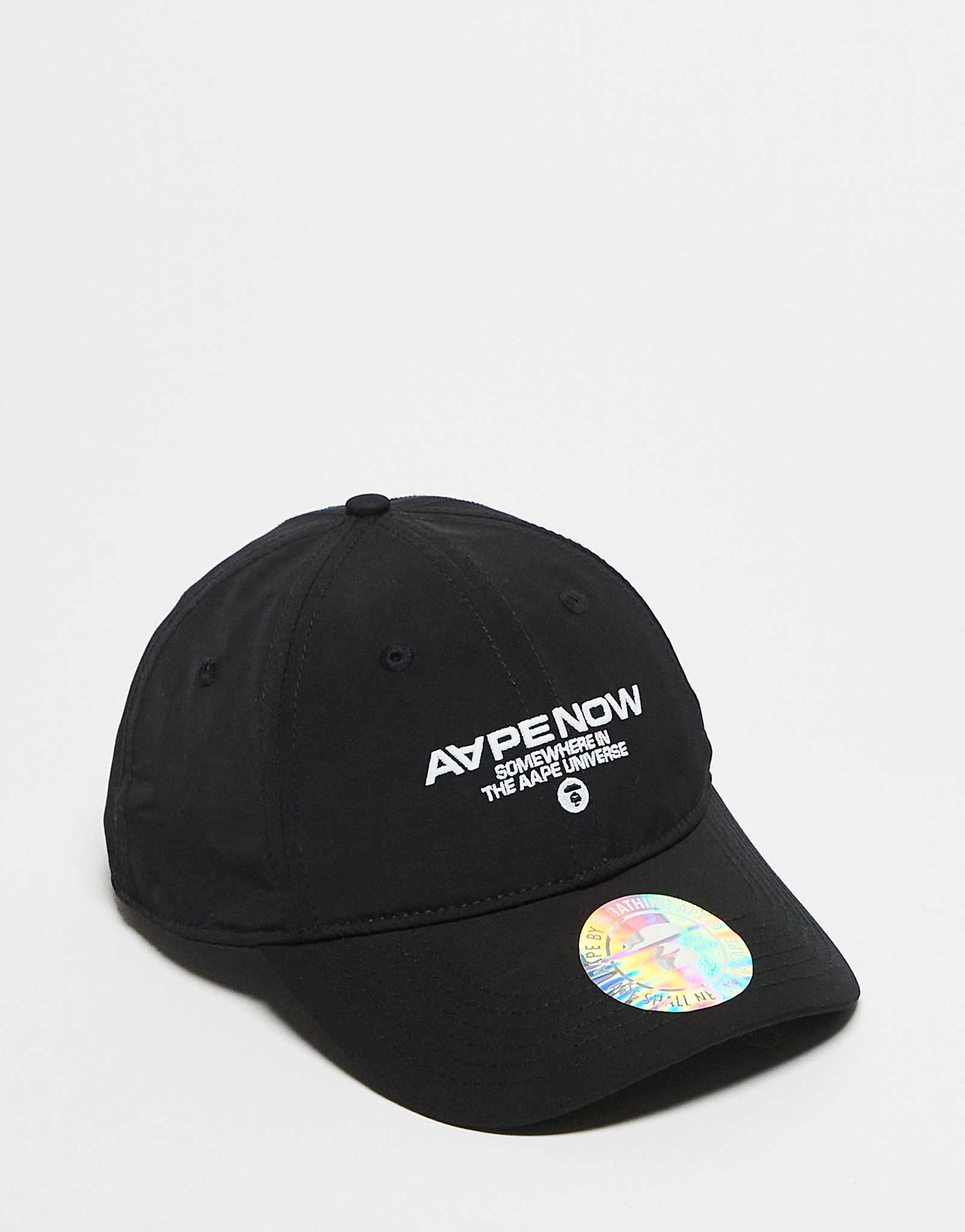 Шапочка с логотипом AAPE BY A BATHING APE черного цвета 11190₽