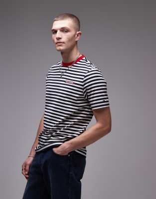 Футболка Tommy Hilfiger в разноцветную полоску с рисунком