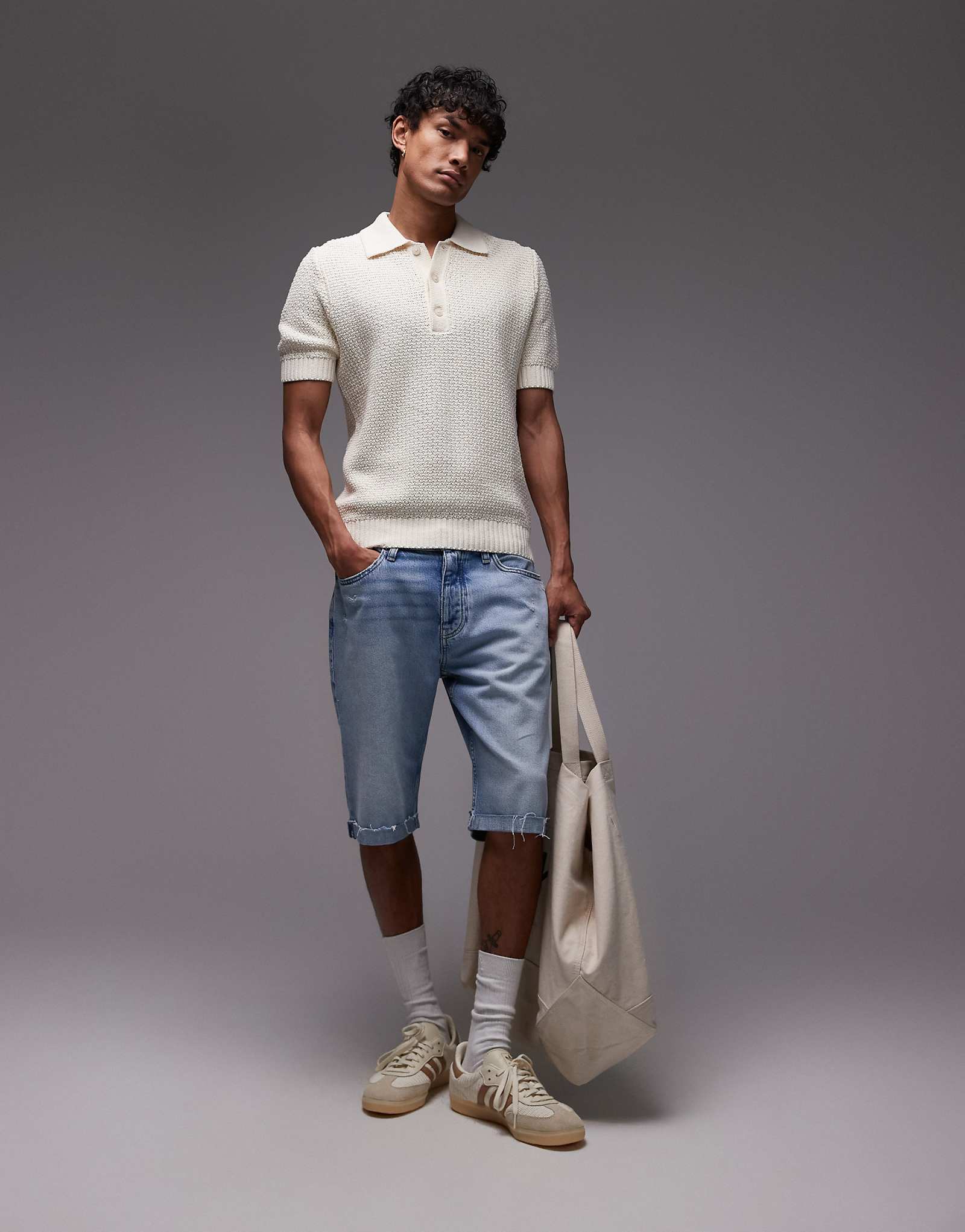 Джинсовые шорты Tommy Jeans Ryan с манжетами и легкой стиркой 9690₽