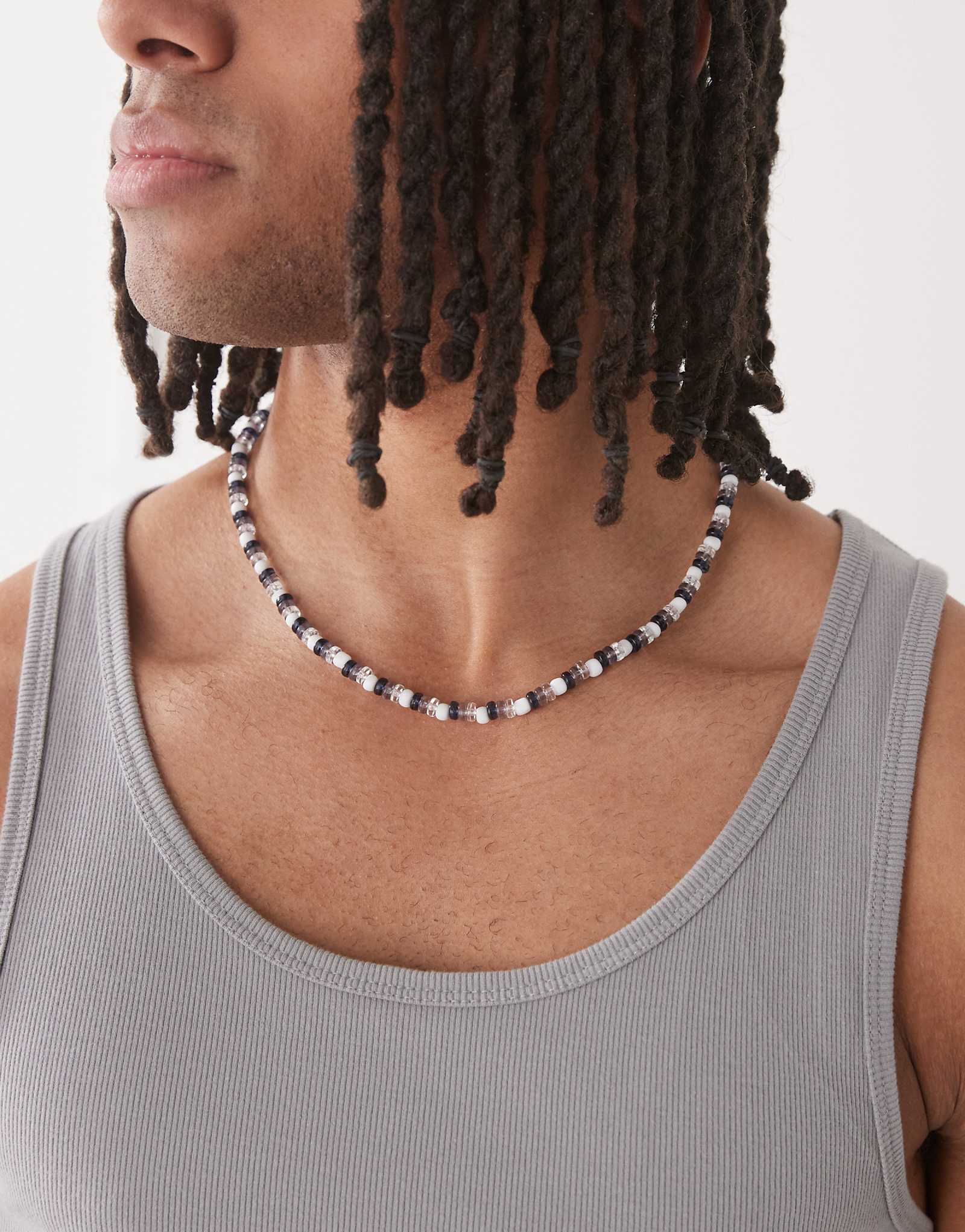 Выцветшее многолучевое ожерелье Future в прохладном темно-синем цвете 2690₽